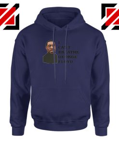 RIP George Floyd Navy Blue Hoodie