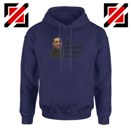 RIP George Floyd Navy Blue Hoodie