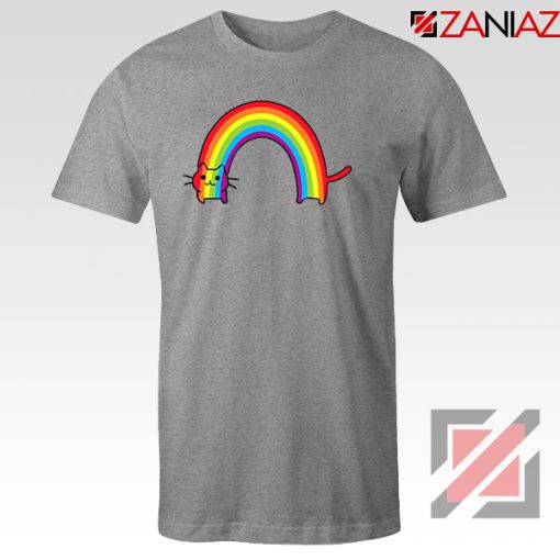 Rainbow Cat Tshirt Kitty Pride S-3XL - ZANIAZ.COM