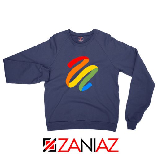 Rainbow Ribbon Navy Blue Sweatshirt