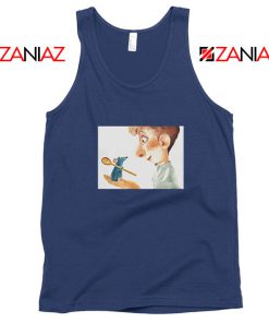 Ratatouille Mouse Navy Blue Tank Top