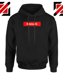 Ratatouille Red Logo Black Hoodie