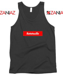 Ratatouille Red Logo Black Tank Top