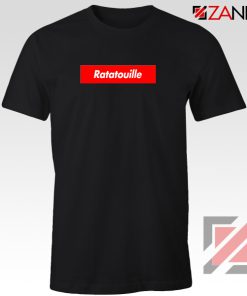 Ratatouille Red Logo Black Tshirt