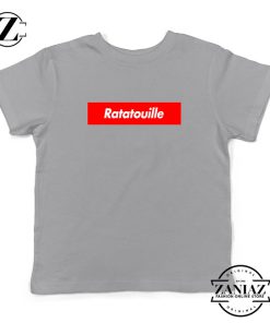 Ratatouille Red Logo Kids Sport Grey Tshirt