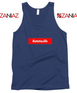 Ratatouille Red Logo Navy Blue Tank Top