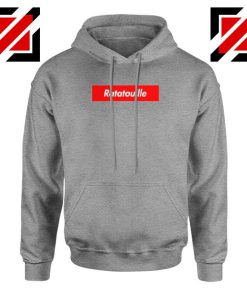 Ratatouille Red Logo Sport Grey Hoodie