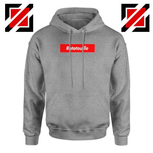 Ratatouille Red Logo Sport Grey Hoodie