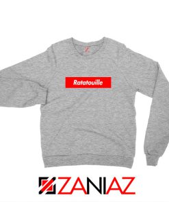 Ratatouille Red Logo Sport Grey Sweatshirt