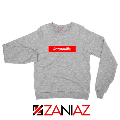 Ratatouille Red Logo Sport Grey Sweatshirt