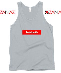 Ratatouille Red Logo Sport Grey Tank Top