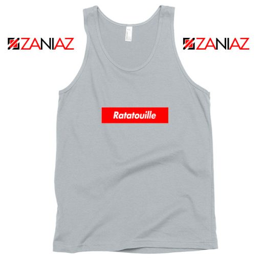 Ratatouille Red Logo Sport Grey Tank Top