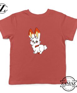 Scorbunny Rabbit Kids Red Tshirt