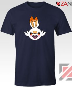 Scorbunny Rabbit Pokemon Navy Blue Tshirt