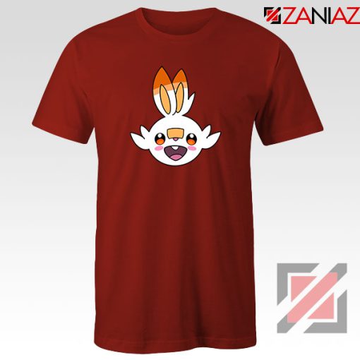 Scorbunny Rabbit Pokemon Red Tshirt