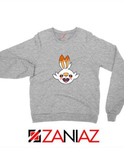 Scorbunny Rabbit Pokemon Sport Grey Sweatshirt