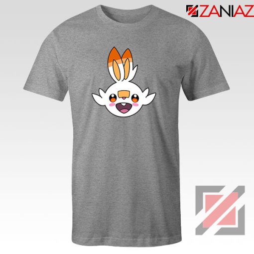 Scorbunny Rabbit Pokemon Sport Grey Tshirt