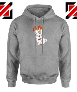 Scorbunny Rabbit Sport Grey Hoodie