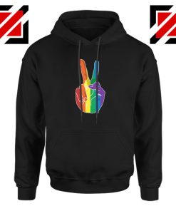 Sign Of Peace Rainbow Hoodie