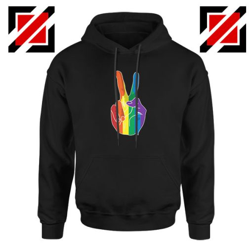 Sign Of Peace Rainbow Hoodie