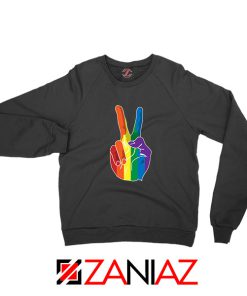 Sign Of Peace Rainbow Sweatshirt