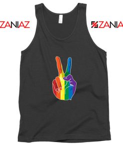 Sign Of Peace Rainbow Tank Top