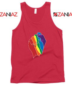 Sign Of Unity Rainbow Red Tank Top