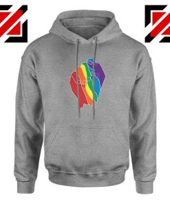 Sign Of Unity Rainbow Sport Grey Hoodie