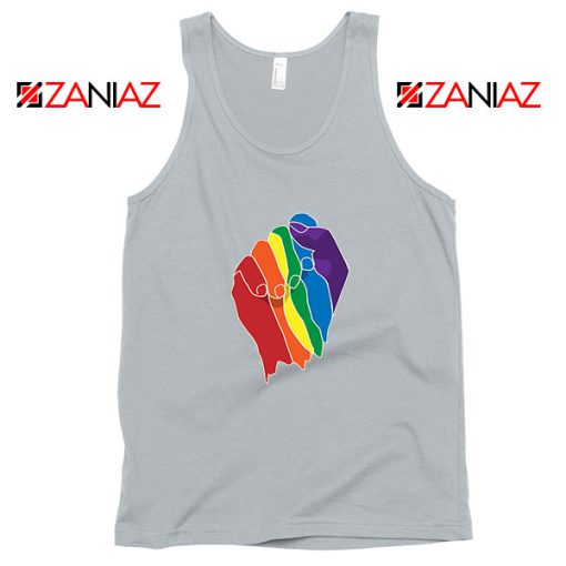 Sign Of Unity Rainbow Sport Grey Tank Top