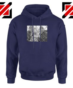 Straight Outta Scarton Navy Blue Hoodie