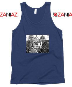 Straight Outta Scarton Navy Blue Tank Top