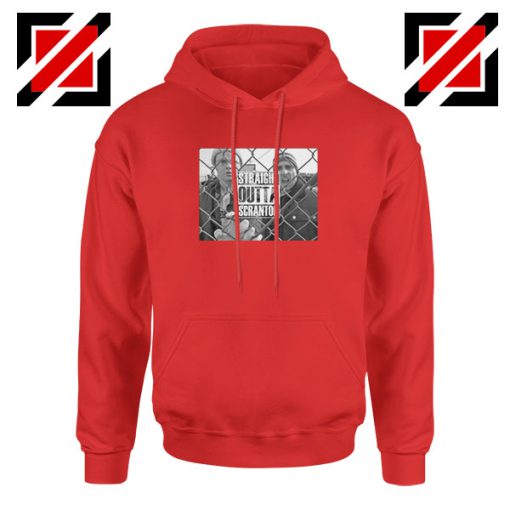 Straight Outta Scarton Red Hoodie