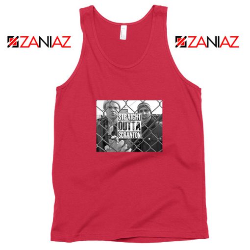 Straight Outta Scarton Red Tank Top