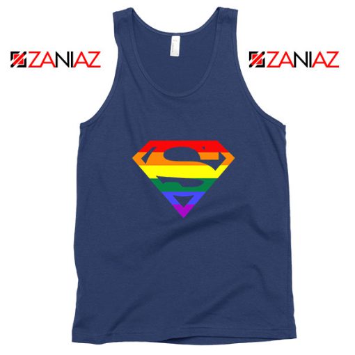 Super Queer Navy Blue Tank Top