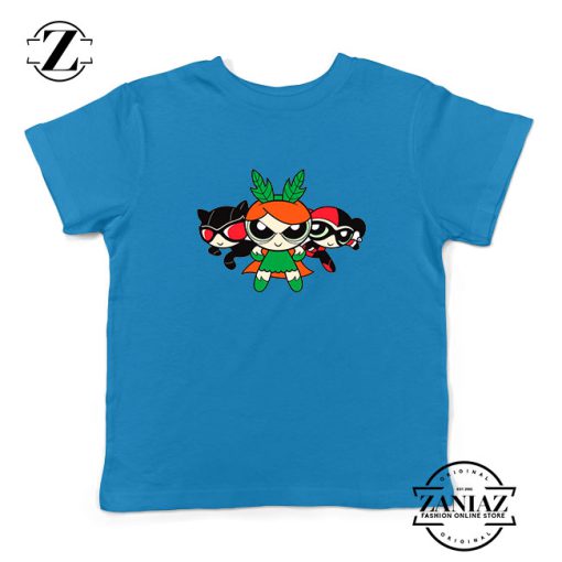 Supervillain Powerpuff Girls Kids Blue Tshirt