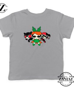 Supervillain Powerpuff Girls Kids Grey Tshirt