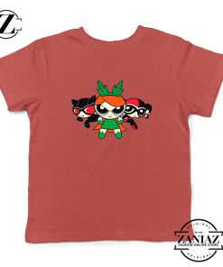 Supervillain Powerpuff Girls Kids Rred Tshirt