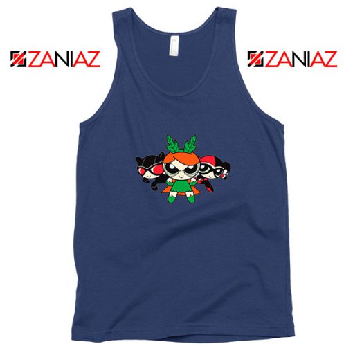 Supervillain Powerpuff Girls Navy Blue Tank Top