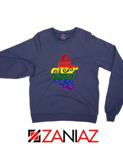 Swirly Pride Navy Blue Sweatshirt