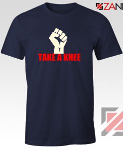 Take A Knee Protest Navy Blue Tshirt