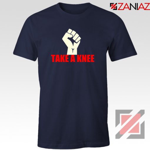 Take A Knee Protest Navy Blue Tshirt