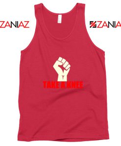 Take A Knee Protest Red Tank Top