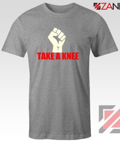 Take A Knee Protest Sport Grey Tshirt