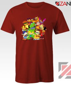 The Best 90s Cartoons Red Tshirt