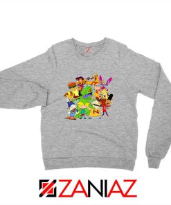 The Best 90s Cartoons Sport Grey Sweatshirt