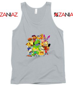 The Best 90s Cartoons Sport Grey Tank Top