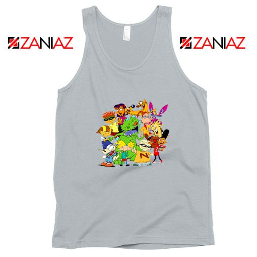 The Best 90s Cartoons Sport Grey Tank Top