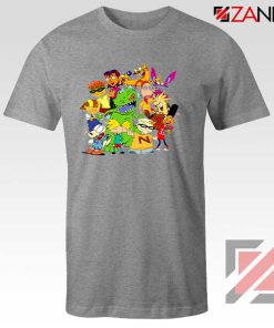 The Best 90s Cartoons Sport Grey Tshirt