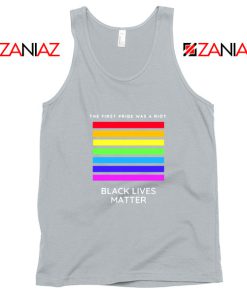 The First Pride Was A Riot Sport Grey Tank Top