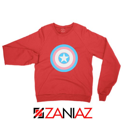 Trans Shield Pride Red Sweatshirt